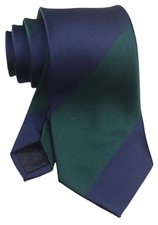 Men's Striped Ties Polka Dots Formal Designer One Size Navy Forest Green