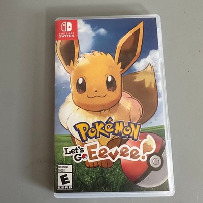 Nintendo Switch Pokemon Lets Go Eevee Replacement Case Only No Game
