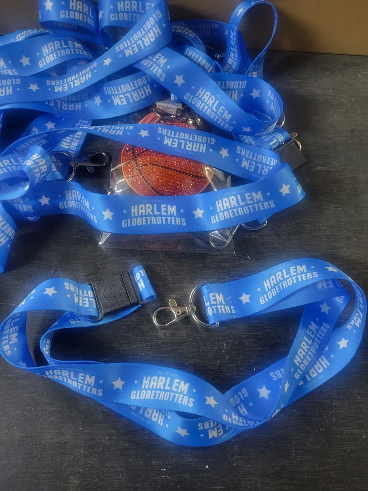 Harlem Globetrotters Pack Of Keychain Lanyard Neck Straps Lot Of 36pcs!! Rare!! - Image 2 of 4