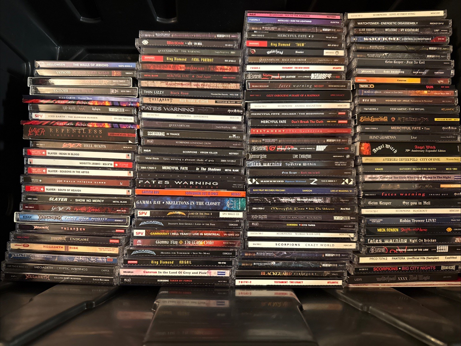 Heavy Metal Lot 115+ CDs Slayer Megadeth Scorpions Gamma Ray Motörhead & More