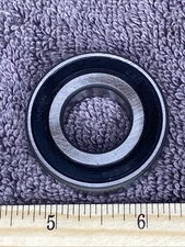 (1) EZO R12 2RS Single Row Radial Steel Bearing (NTN R12 VV, MRC R12ZZ) NOS