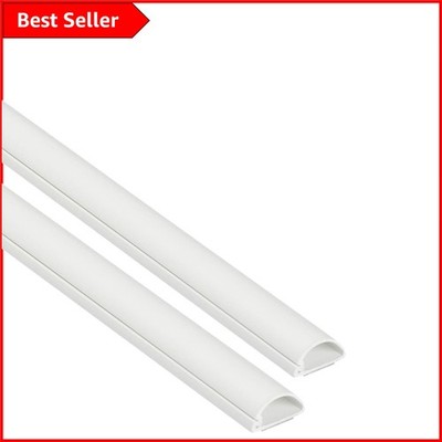 Vielseitige Kabelmanagement-Lösung - 20 x 10 mm überstreichbarer Kanal, 2 m insgesamt