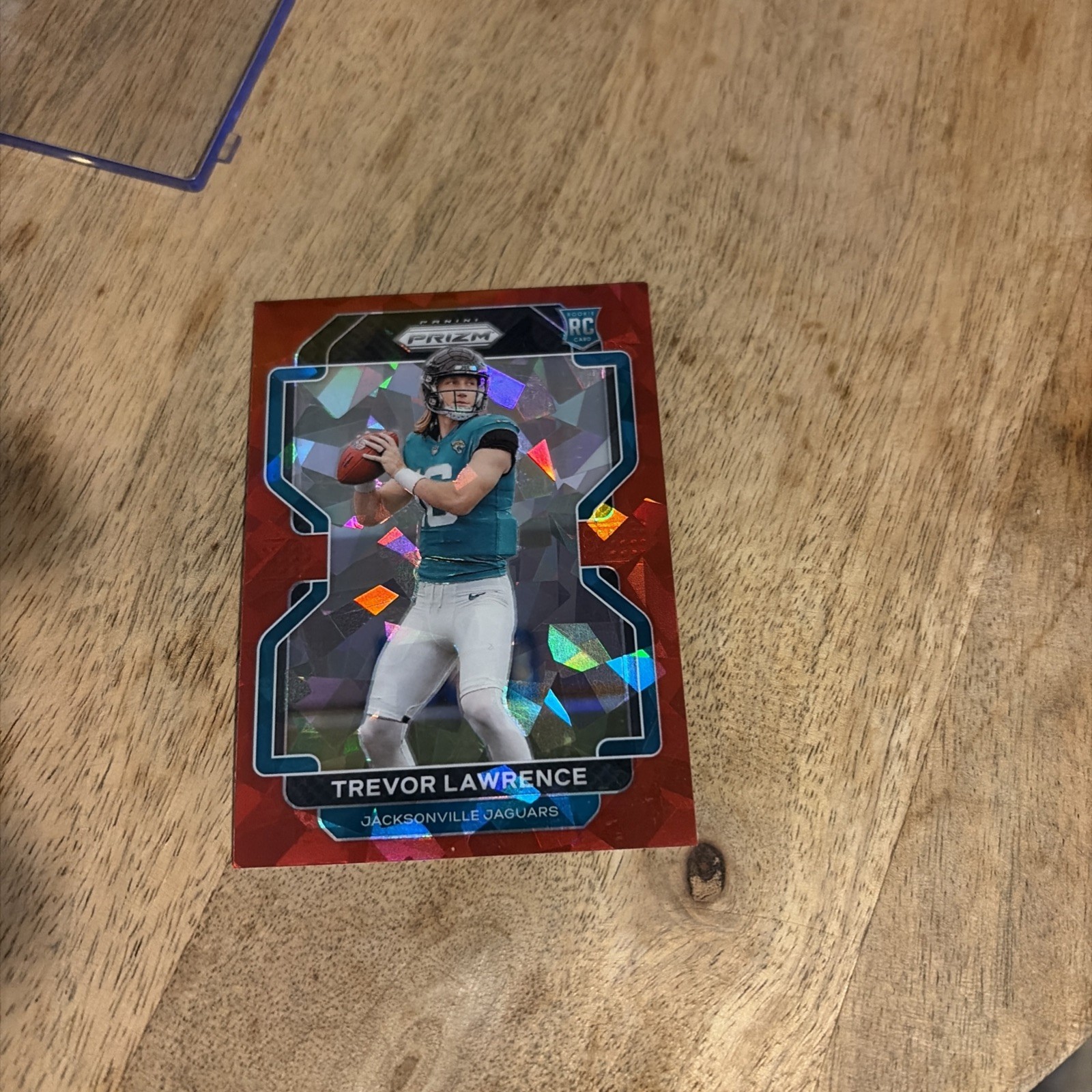 2021 Panini Prizm Trevor Lawrence #331 Rookie RC Red Cracked Ice Prizm Jaguars