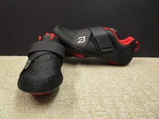 Peloton Altos Cycling Shoes Men Size 10 Black Strap Indoor Racing