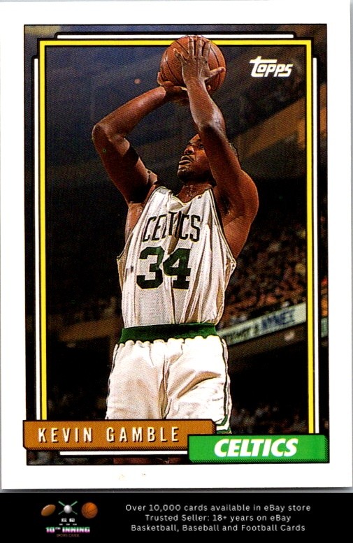 1992-93 Topps BASKETBALL #183 Kevin Gamble