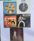 Lot of 5 Vintage Elvis Presley Full Albums Vinyl Records 33RPM With Sleeves