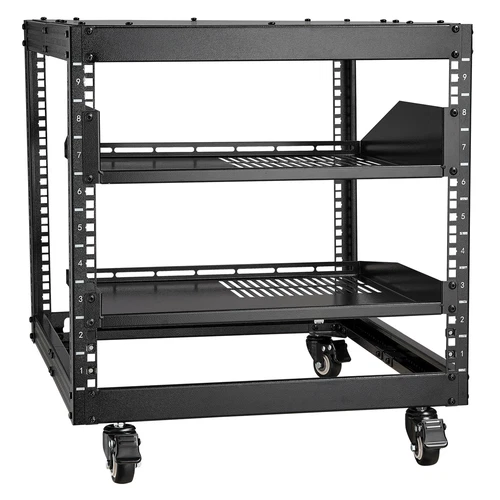 9U Server Rack Open Frame Netzwerkschrank Netzwerkgehäuse 584,2-1016mm