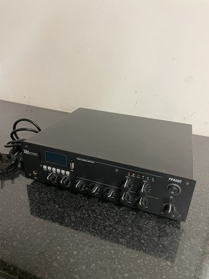 Power Dynamics PPA502 100V Mischpult Verstärker Bluetooth & USB 2 Zonen UVP 175£