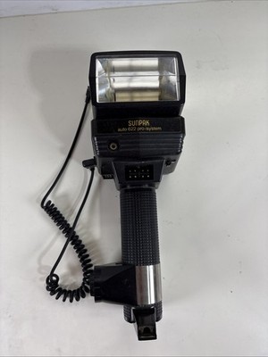 Sunpak 622 Flash w/ Handle SH-1 Cord not tested