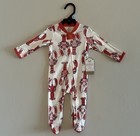 Honest Unisex Baby Footed Sleeper 100% Organic Cotton Size 3-6 Months Brand New