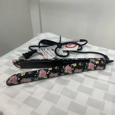 ROYALE Genius Heating Element  1.25" Ceramic Plate Flat Iron Floral Roses