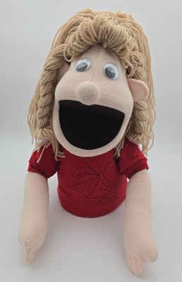 UNBRANDED LARGE HALF BODY Plush Big Mouth Girl, Hair Braids, LOTS OF HAIR