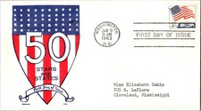 United States Scott 1208 Typewritten Address.