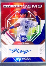 2021 Panini Elite Extra Edition Jose Ramos Auto /25 #HG-JR Dodgers Hidden Gems