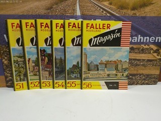 Faller 6 Stück Modellbahn Magazine 1966 64/87