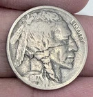 !ERROR! 1917 D - Buffalo Nickel 5¢ - VG Details DIE CRACK !FREE SHIPPING!