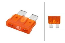 Image of HELLA Fuses (8JS 711 683-031) Fuse ATO fuse 40A Orange Qty 50 OEM