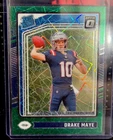 2024 Panini Donruss Optic - Rated Rookie Drake Maye #229 Green Velocity Prizm