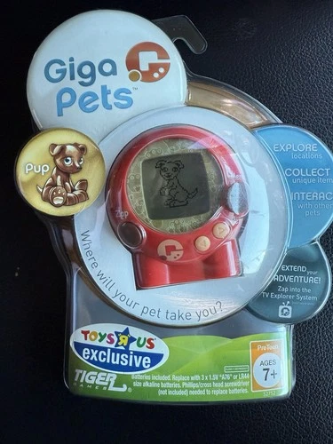 Giga Pets Sealed Rare Toys R Us Exclusive 2006 Pup Hasbro Tiger Games