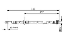 Flexible de frein Suzuki ALTO