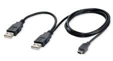 Syba CL-CAB20042 3 ft USB 2.0 A Male to Mini B Male Cable, Black Color