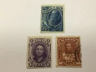 old stamps  HAWAII  x  3