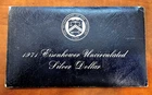 1971 S Eisenhower Uncirculated 40% Silver Dollar Blue Pack Ike Coin