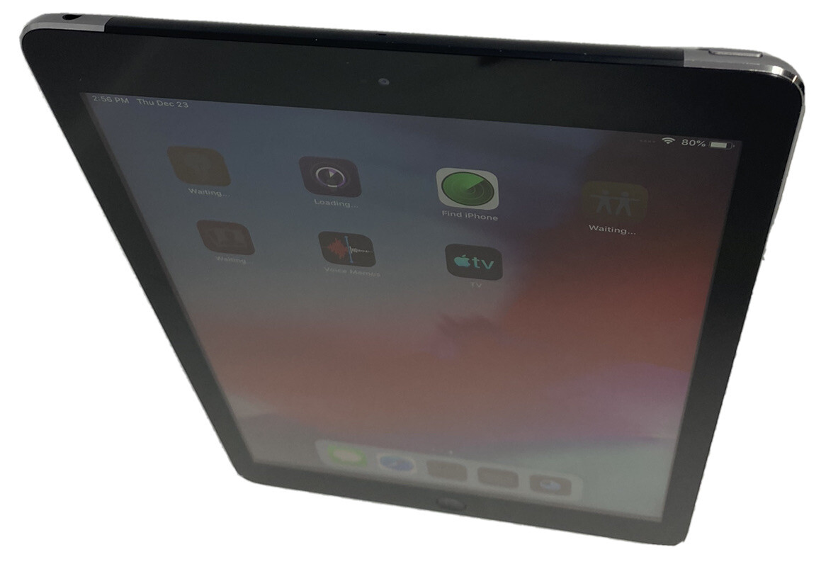 Apple iPad Air A1475 32GB Space Gray Wi-Fi + Cellular iOS Tablet Fair