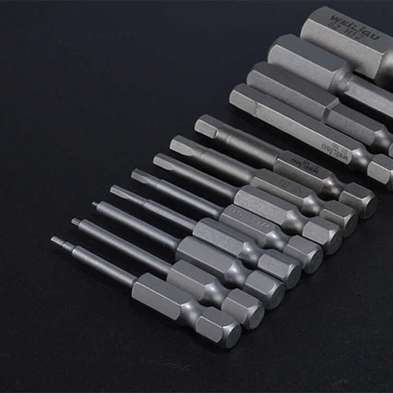 Hex Key Allen Bit Set Quick Change Connect Impact Driver Power Drill 1.5mm-12mm - Image 2 of 4