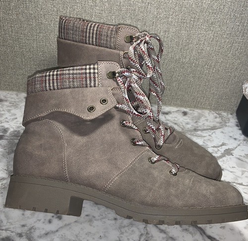 Callie plaid collar hiker boot Clearance