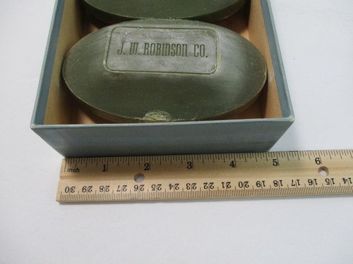 Vintage J W Robinson CO Macys Soap 3x7oz Soaps Carnation Los Angeles Cal Artisan - Picture 6 of 13