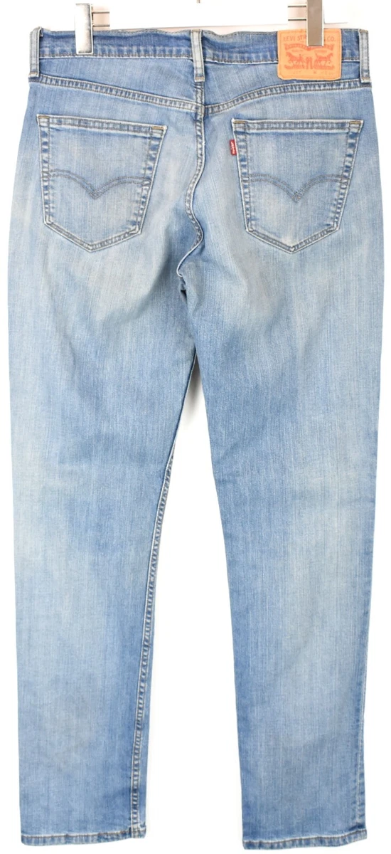 LEVI s 511 Jeans Men s W34 L34 Slim Fit Stretch Fade Effect Zip Fly eBay