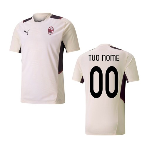 MAGLIA MILAN PERSONALIZZATA maglietta calcio player version home rosso nera  casa EUR 39,90 - PicClick FR