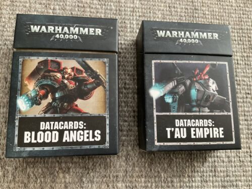 Warhammer 40k Datacards - BLOOD ANGEL And T’AU EMPIRE