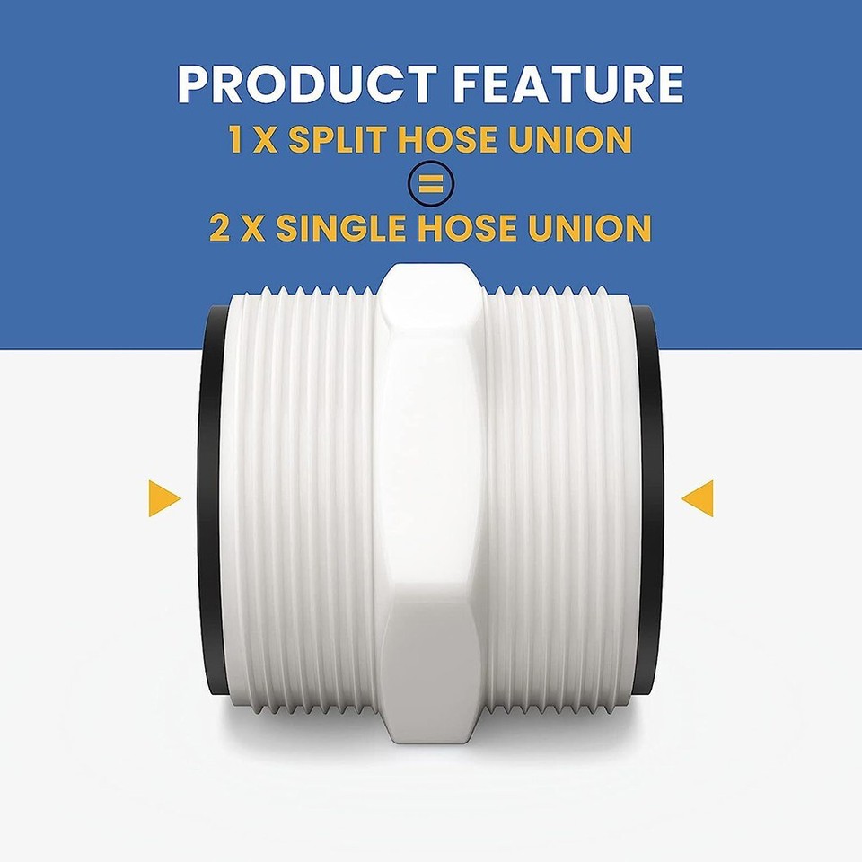 1/2x Pool Hose Adapter 1.5in For Intex For Coleman Above Ground Pool