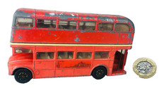 Toy Car Corgi Red Bus Double Decker London Routemaster Liverpool St  ra
