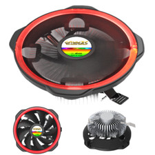 DISSIPATORE CPU COOLER PER INTEL E AMD GAMMEC MISTRAL LED ROSSO MISTRE