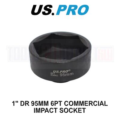 US PRO Tools 1'' DR 95 mm 6pt kommerzielle Schlagschrauberbuchse 3960