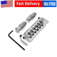 Chrome Wraparound Bridge Tailpiece Wrench Sets for LP SG Guitar Replacement