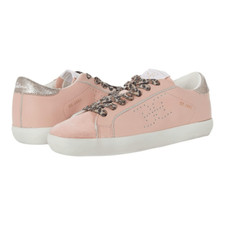 SAM EDELMAN Aubrie Mini Lace Up Sneakers in Rose Bud Pink Size Youth 4 NEW