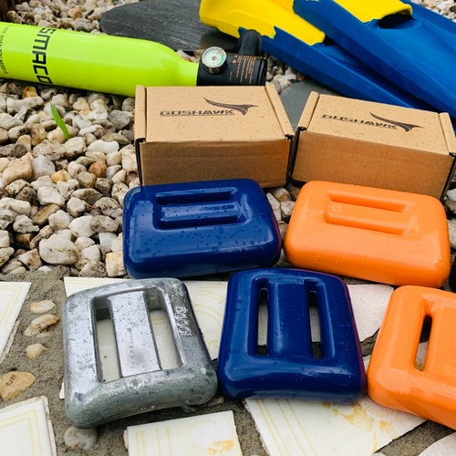 Goshawk Free diving Top Quality PVC Coated Dive Lead Weights 1Kg 2Kg eBay