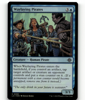 FOIL - MTG Waylaying Pirates 85 - The Lost Caverns of Ixalan | eBay FOIL - MTG Waylaying Pirates 85 - The Lost Caverns of Ixalan | eBay