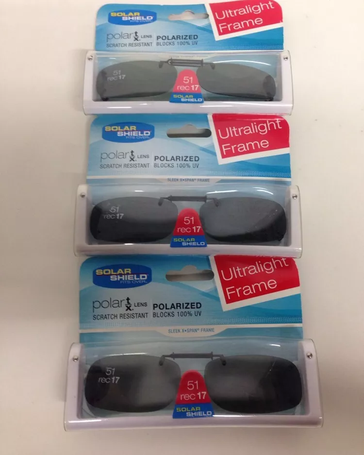 Solar shield sale clip on sunglasses