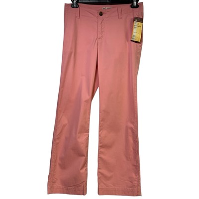 Lee Pink One True Fit Mid Rise Bootcut Pants NEW Straight Leg Slimming Stretch