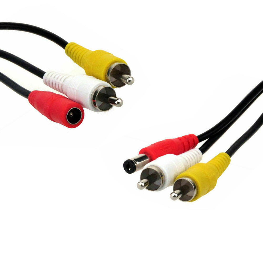 CCTV CAMERA RCA CABLE 50m Phono Audio Video AV DC Power Extension Lead