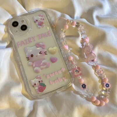 Cute Girl Kawaii Hello Kitty Sanrio Phone Case For iPhone 11 12 13 14 Pro  Max | eBay