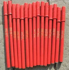 One Vintage Silca Impero Bicycle Frame Pump No Head Red