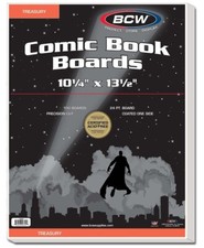 BCW Treasury Comic Book Boards 10.25"X13.5" 05 SINGLE BOARDS Acid-Free 1-BBTB