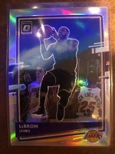 2020-21 Optic LeBron James Holo Silver Prizm Los Angeles Lakers #13