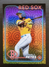 2024 Topps Series 2 Pablo Reyes Holiday Foil #594 Boston Red Sox